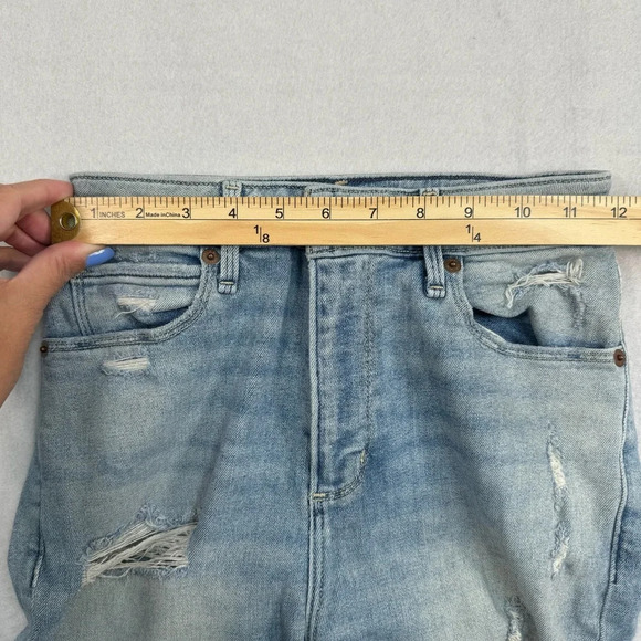 Abercrombie & Fitch Skinny Ankle Jeans Womens Sz 26/2 Light Blue High Rise - Picture 8 of 12